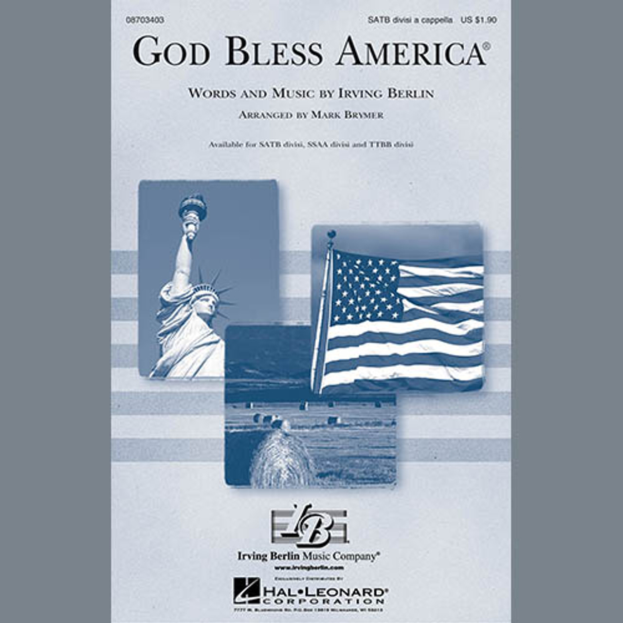 Product image for God Bless America (arr. Mark Brymer) | Choral | Digital Sheet Music | My Worship Store