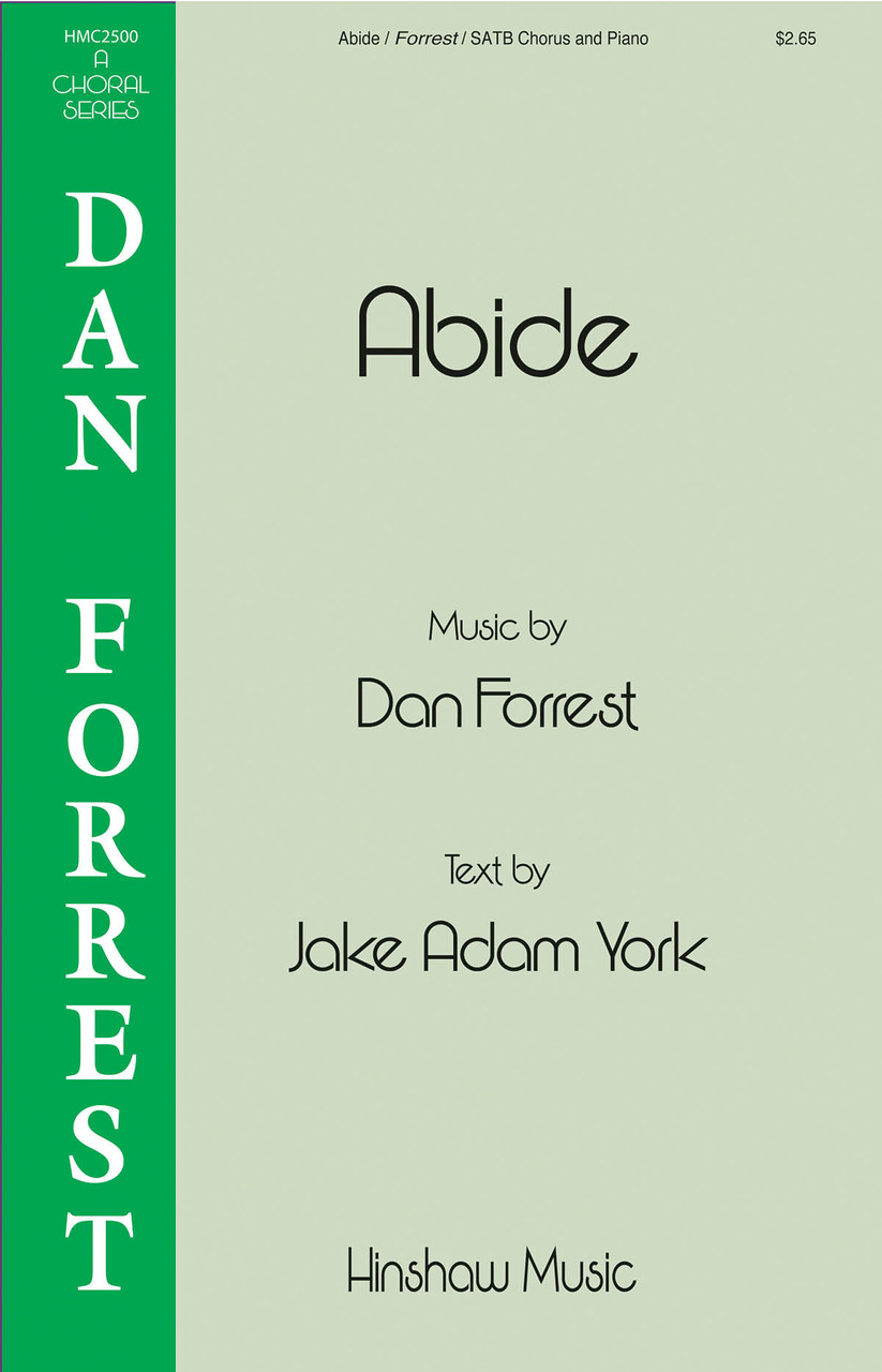 Product image for Abide | Hinshaw Music | SATB | My Worship Store