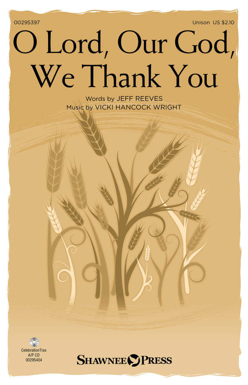 Product image for O Lord, Our God, We Thank You | Shawnee Press | Unison | My Worship Store