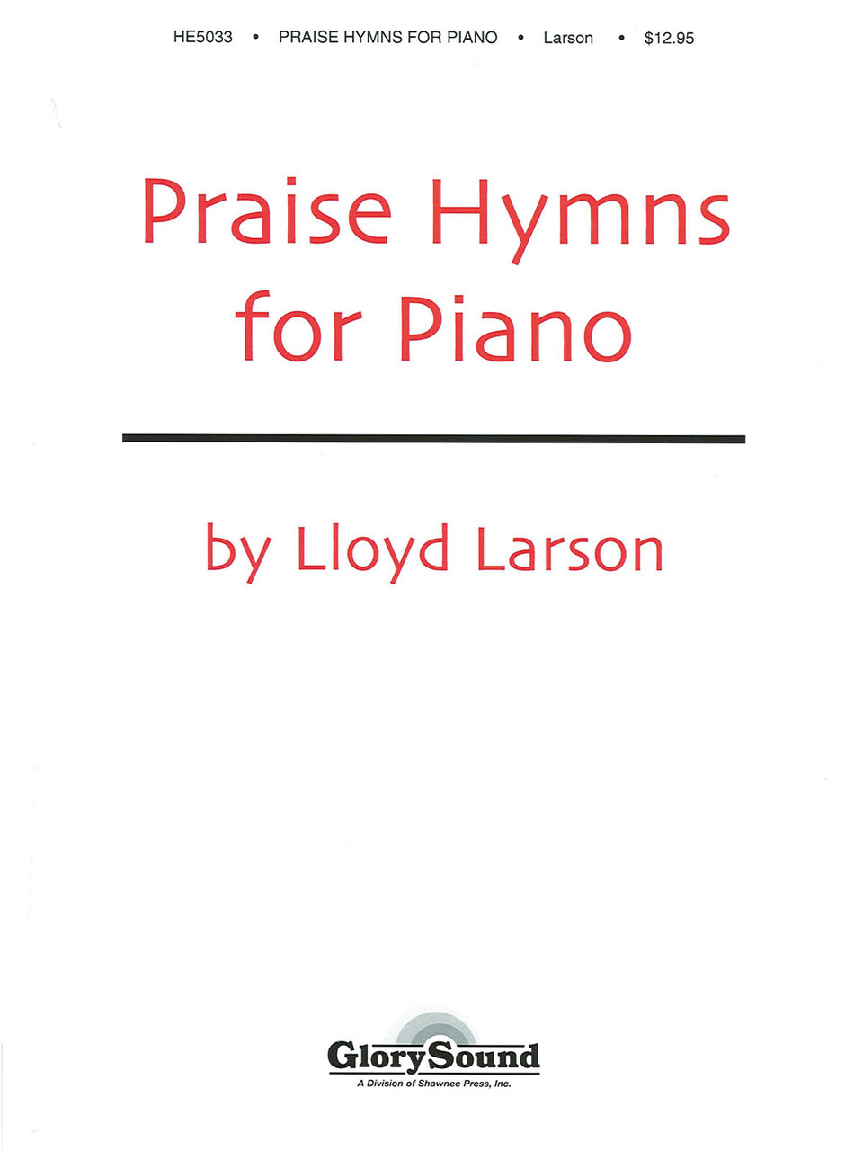 Product image for Praise Hymns for Piano | Shawnee Press | Piano Solo | My Worship Store