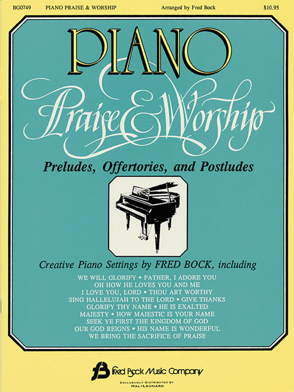 Product image for Piano Praise and Worship | Fred Bock Music Company | Piano Solo | My Worship Store