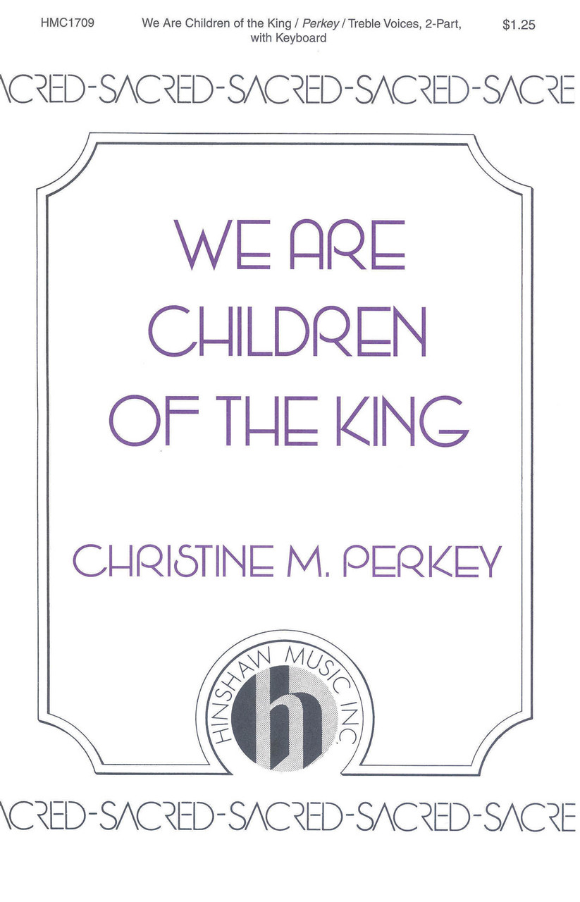 Product image for We Are Children of the King | Hinshaw Music |  | My Worship Store