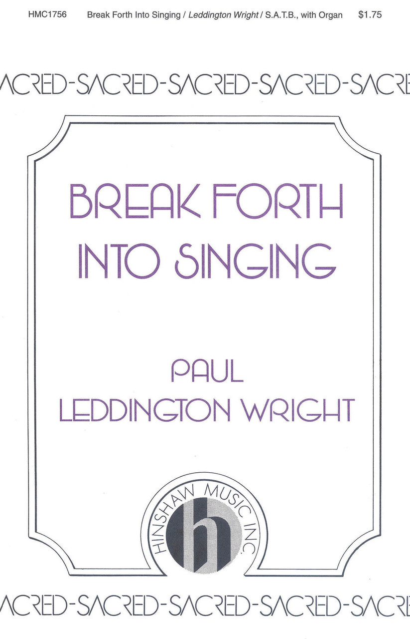 Product image for Break Forth into Singing | Hinshaw Music |  | My Worship Store
