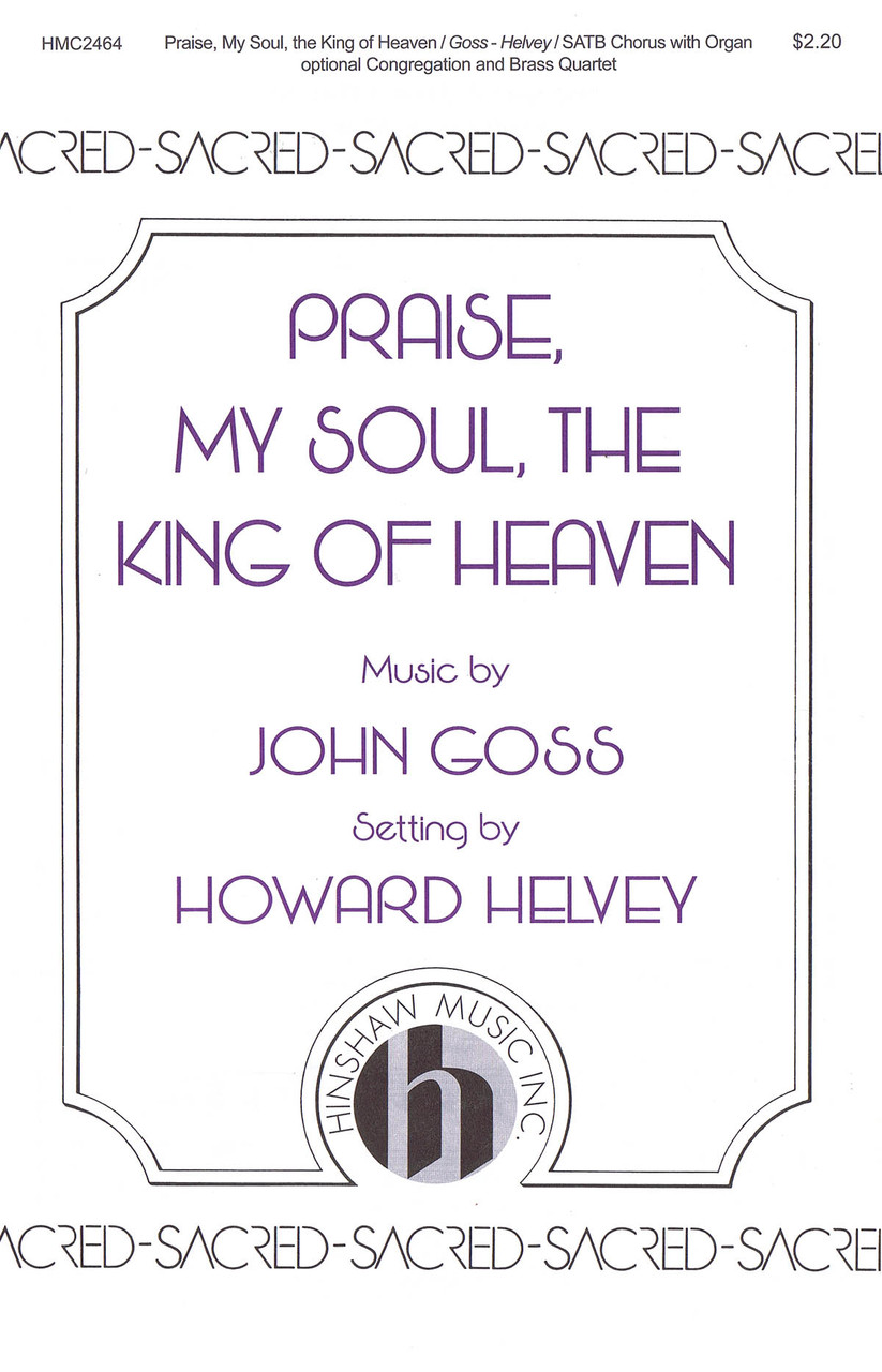 Product image for Praise, My Soul, the King of Heaven | Hinshaw Music | SATB/Opt. Brass | My Worship Store