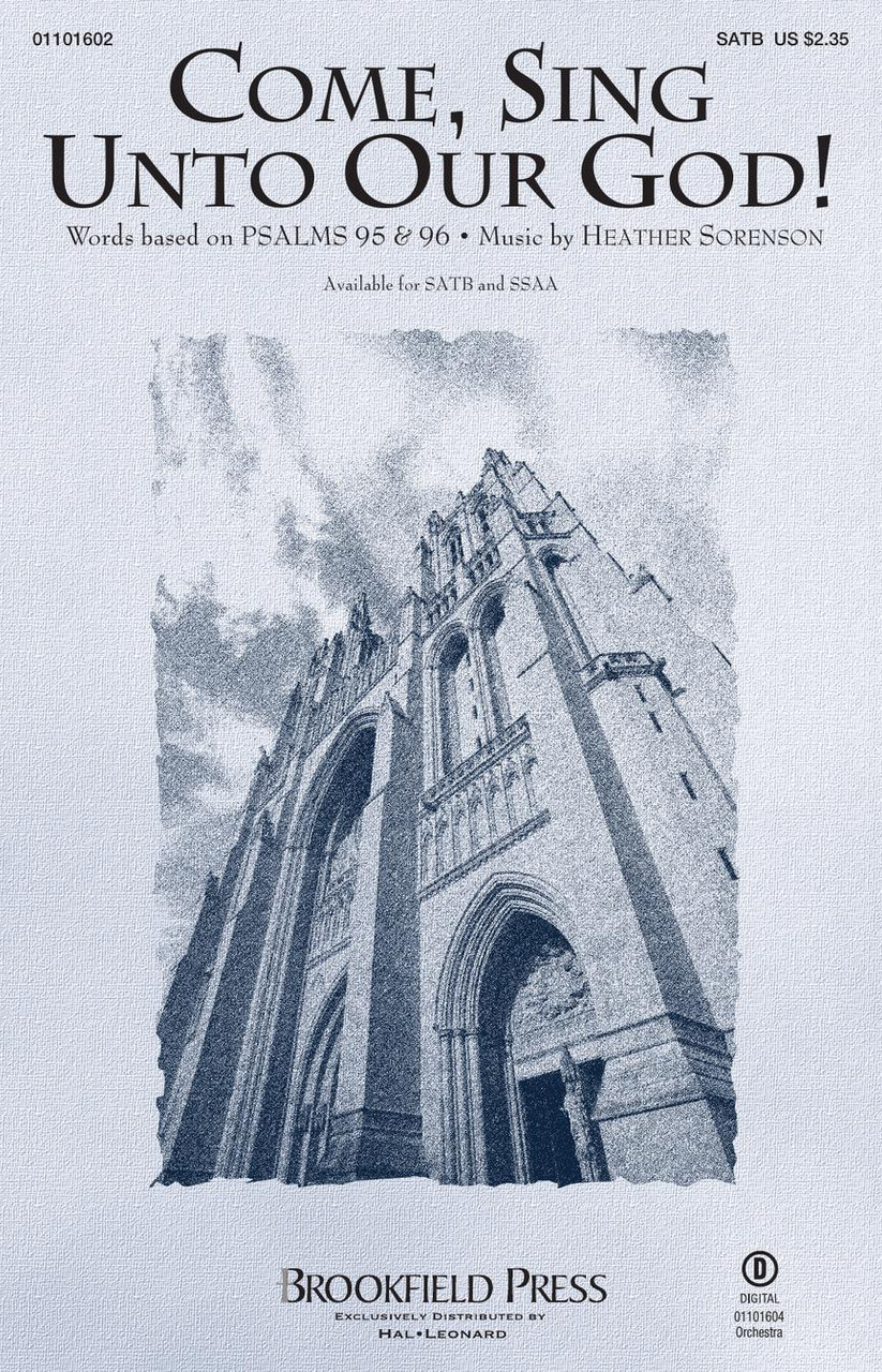 Product image for Come, Sing Unto Our God! | Brookfield Press | SATB | My Worship Store