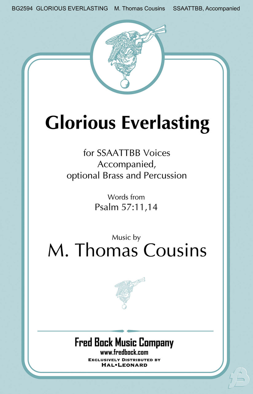 Product image for Glorious Everlasting | Fred Bock Music Company | SATB | My Worship Store
