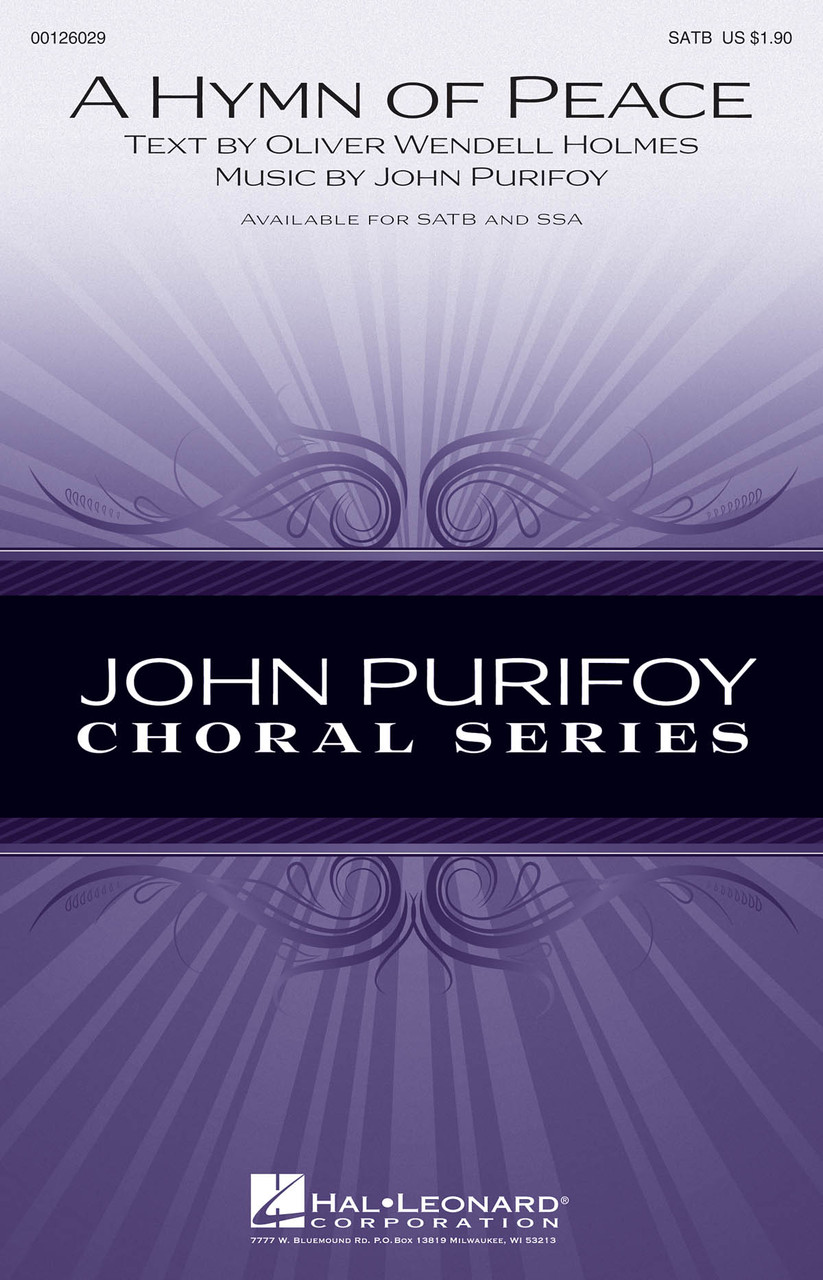 Product image for A Hymn of Peace | Hal Leonard | SATB | My Worship Store