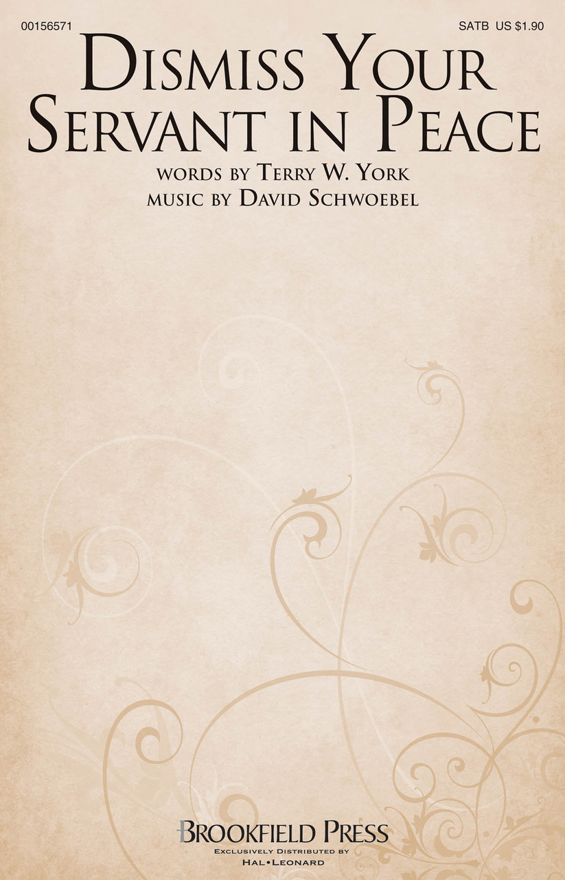 Product image for Dismiss Your Servant in Peace | Brookfield Press | SATB | My Worship Store