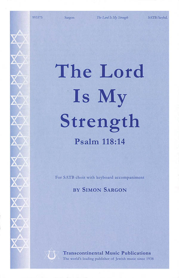 Product image for The Lord Is My Strength | Transcontinental Music Publications | SATB | My Worship Store