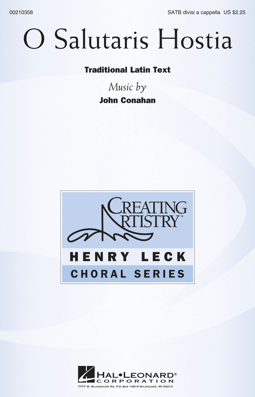 Product image for O salutaris hostia | Hal Leonard | SATB div. a cappella | My Worship Store