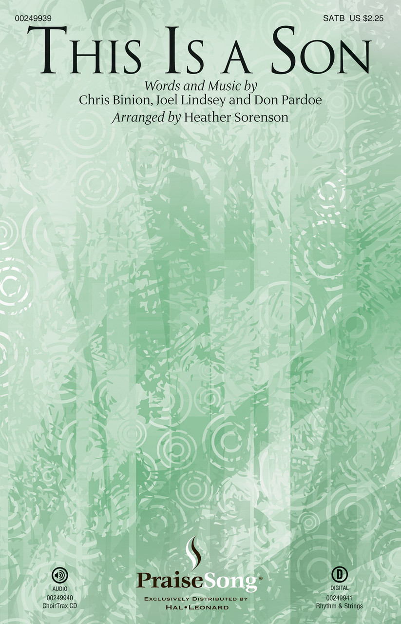Product image for This Is a Son | PraiseSong | ChoirTrax CD | My Worship Store