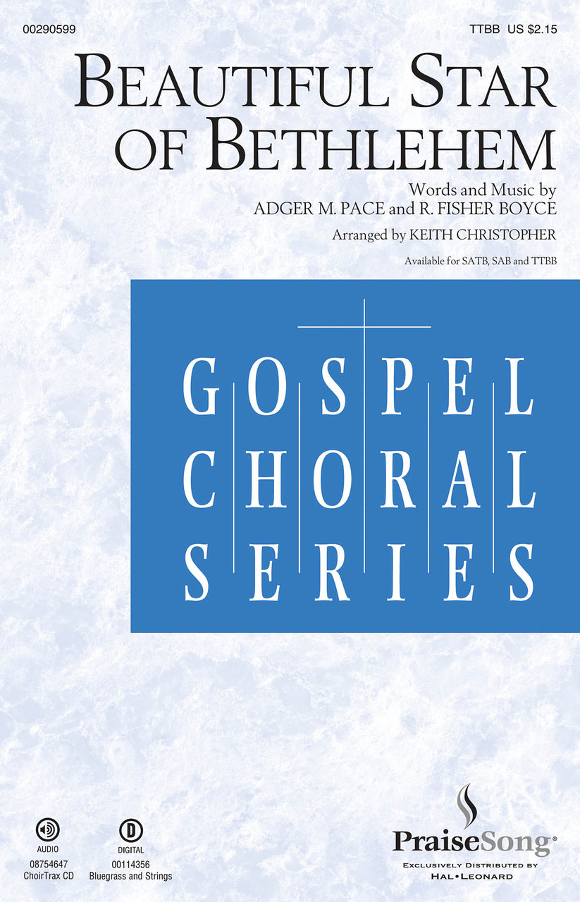 Product image for Beautiful Star of Bethlehem | PraiseSong | TTBB | My Worship Store