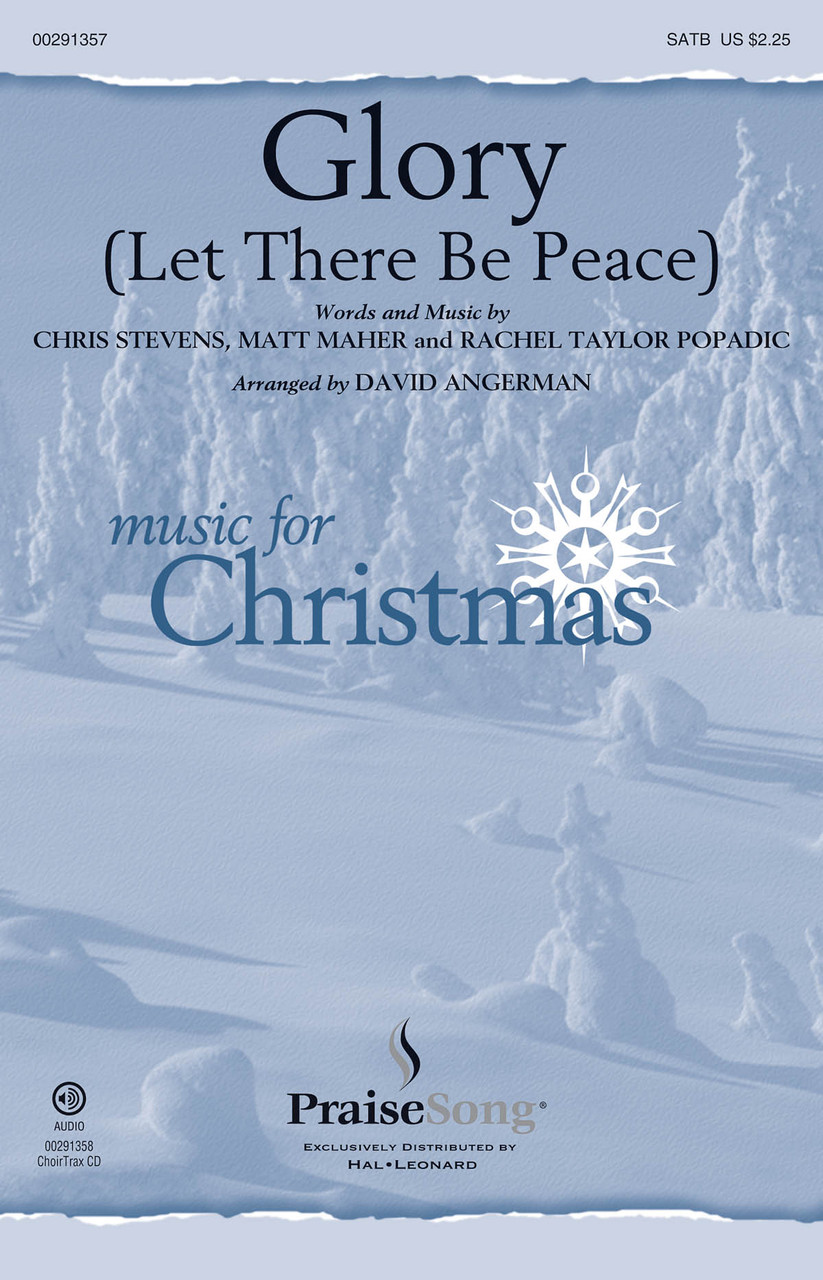Product image for Glory (Let There Be Peace) | PraiseSong | SATB | My Worship Store