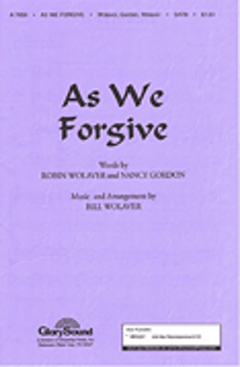 Product image for As We Forgive | Shawnee Press | SATB | My Worship Store
