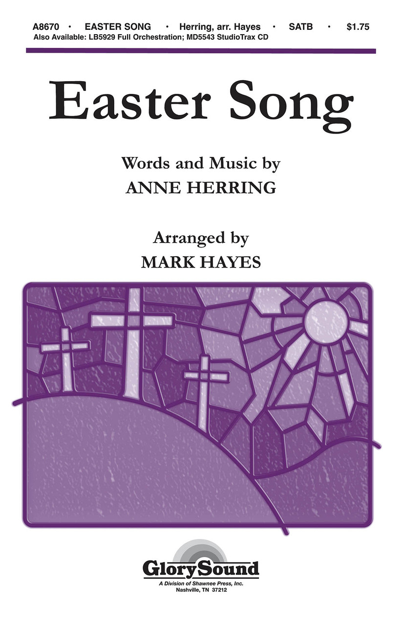 Product image for Easter Song | Shawnee Press | StudioTrax CD | My Worship Store