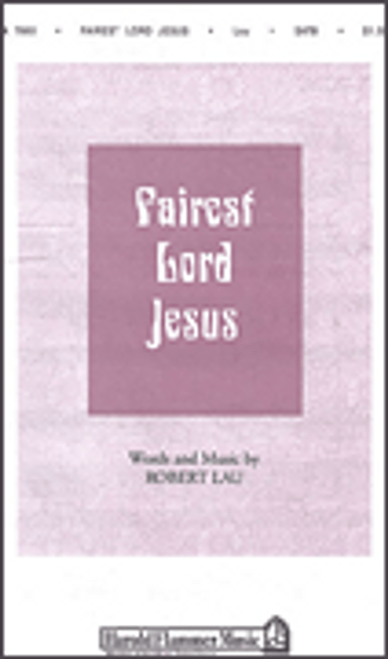 Product image for Fairest Lord Jesus | Shawnee Press | SATB | My Worship Store