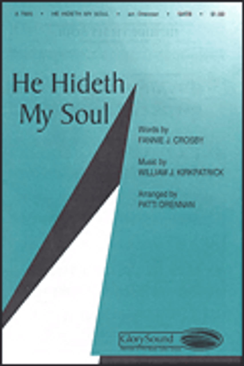Product image for He Hideth My Soul | Shawnee Press | SATB | My Worship Store