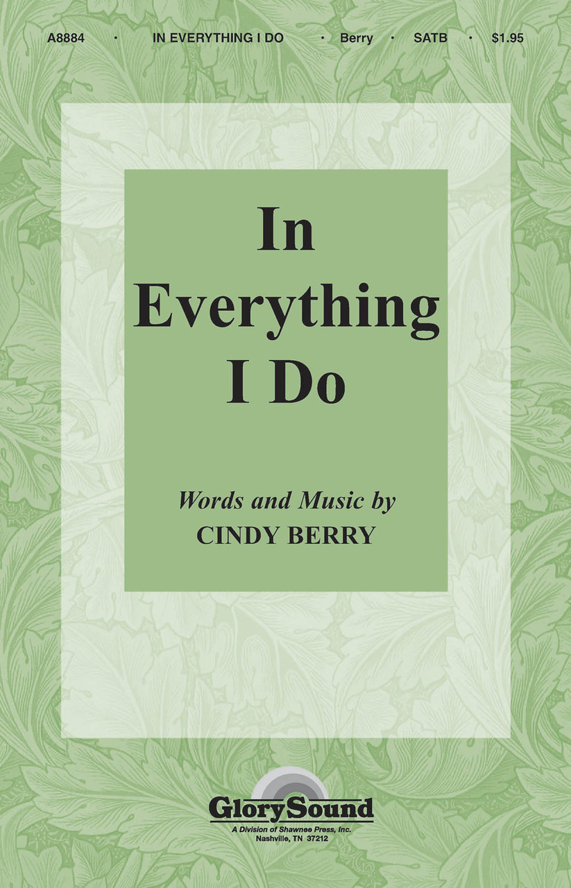 Product image for In Everything I Do | Shawnee Press |  | My Worship Store