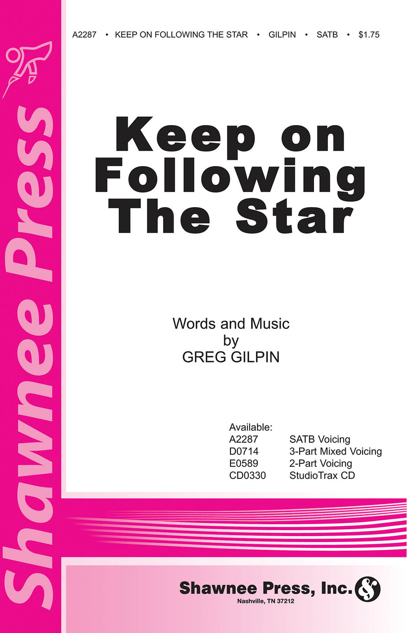 Product image for Keep on Following the Star | Shawnee Press | SATB | My Worship Store
