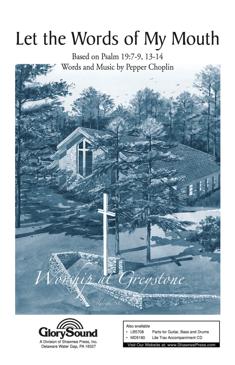 Product image for Let the Words of My Mouth | Shawnee Press | SATB | My Worship Store