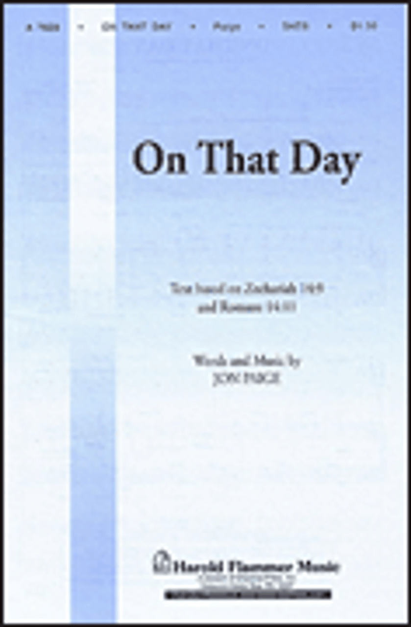Product image for On That Day | Shawnee Press | SATB | My Worship Store