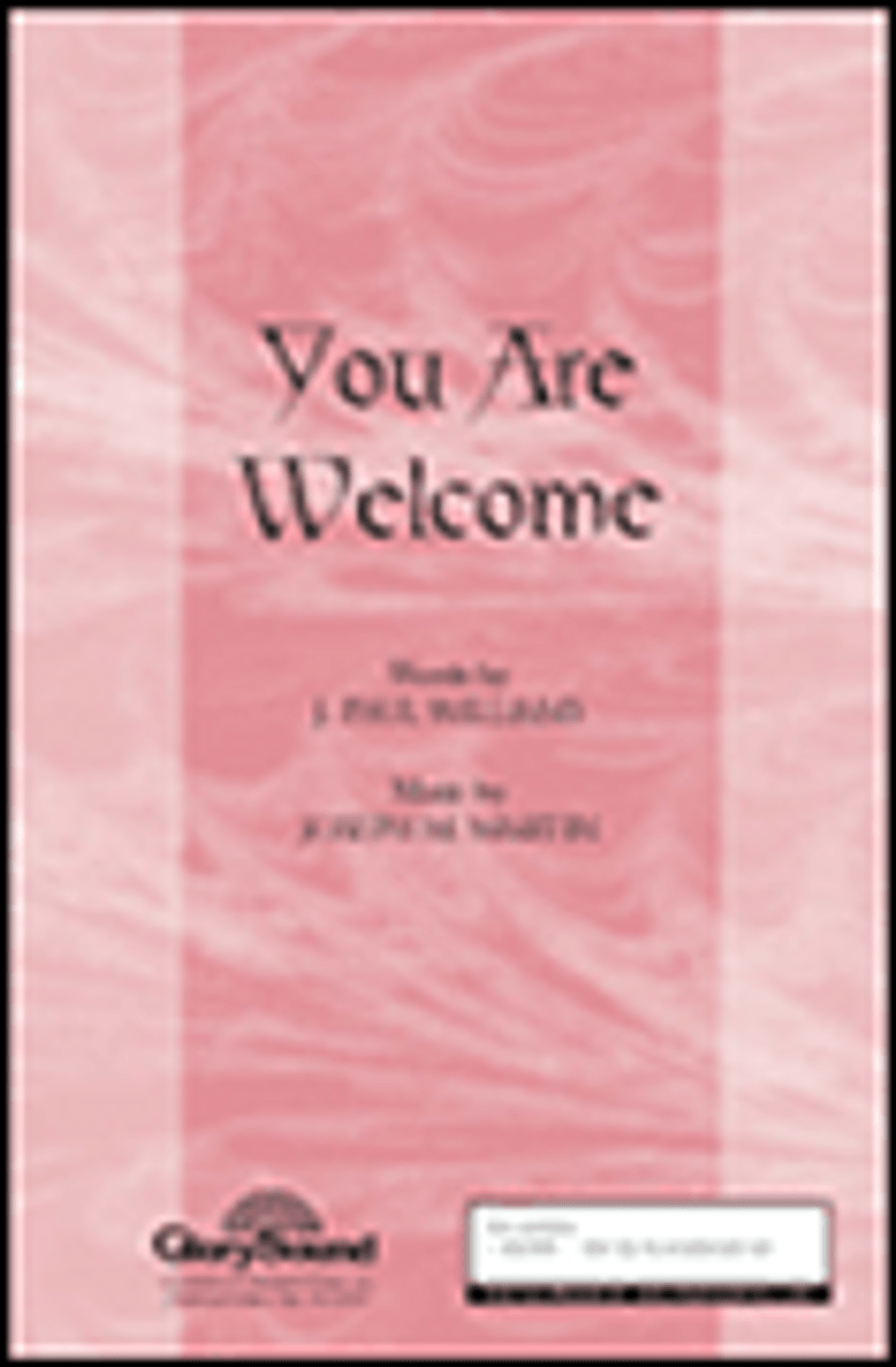 Product image for You Are Welcome | Shawnee Press | SATB | My Worship Store