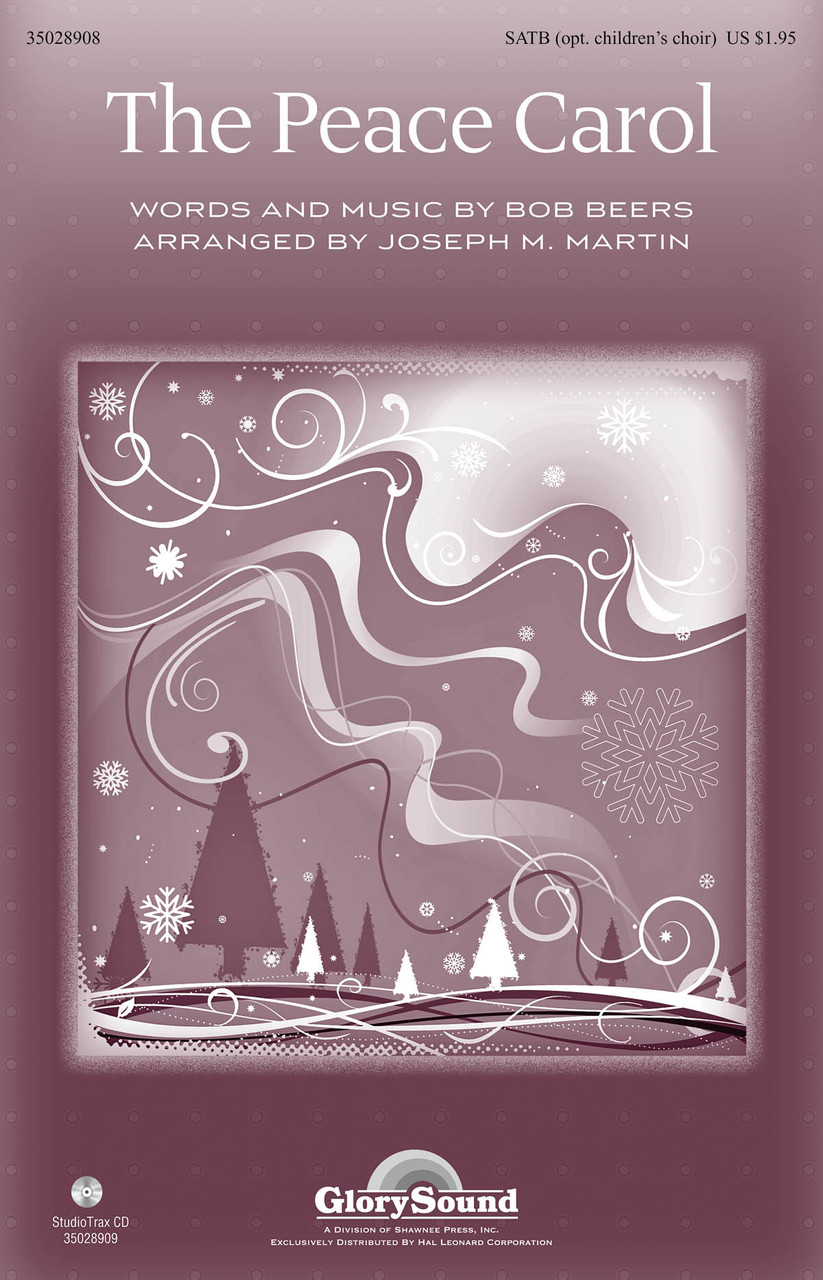 Product image for The Peace Carol | Shawnee Press | StudioTrax CD | My Worship Store
