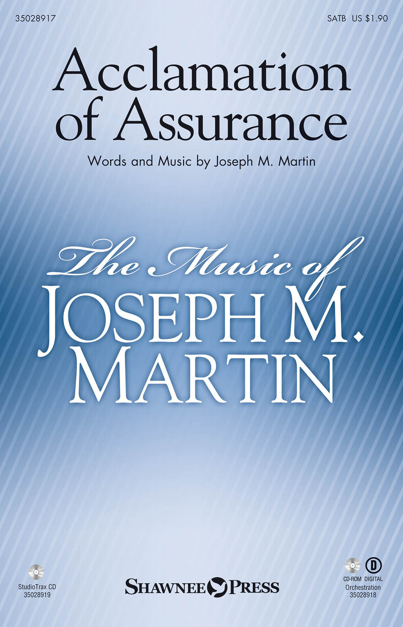 Product image for Acclamation of Assurance | Shawnee Press | StudioTrax CD | My Worship Store