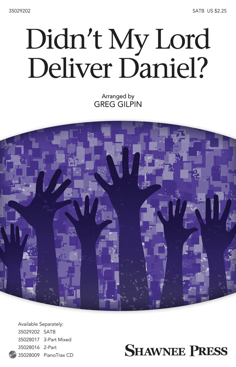 Product image for Didn't My Lord Deliver Daniel? | Shawnee Press | SATB | My Worship Store