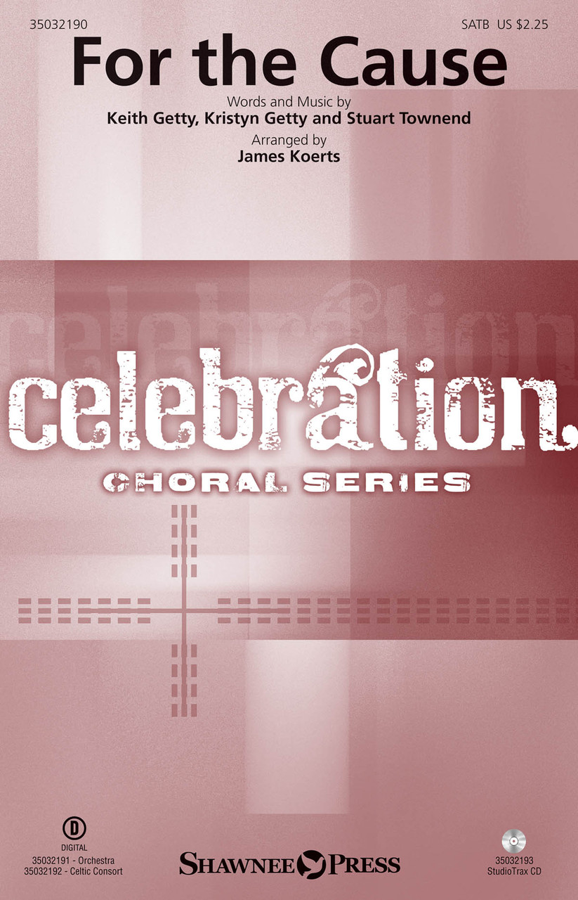Product image for For the Cause | Shawnee Press | StudioTrax CD | My Worship Store