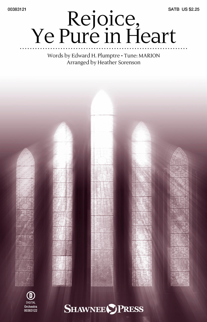 Product image for Rejoice, Ye Pure in Heart | Shawnee Press | SATB | My Worship Store