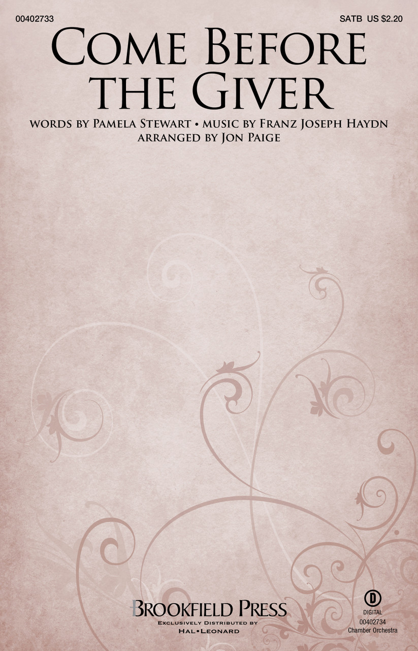 Product image for Come Before the Giver | Brookfield Press | SATB | My Worship Store