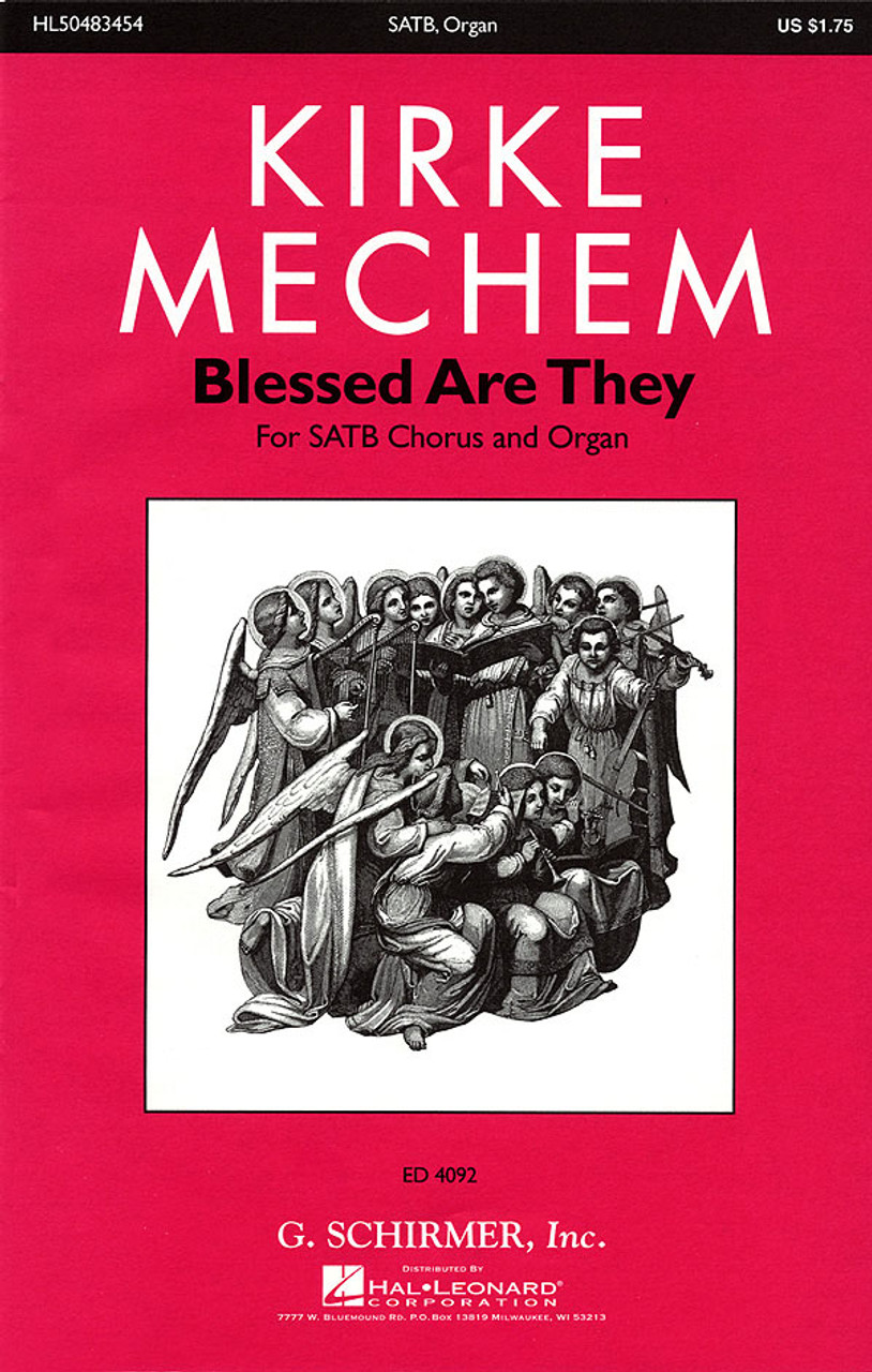 Product image for Blessed Are They | G. Schirmer, Inc. | SATB and Organ (Piano) | My Worship Store
