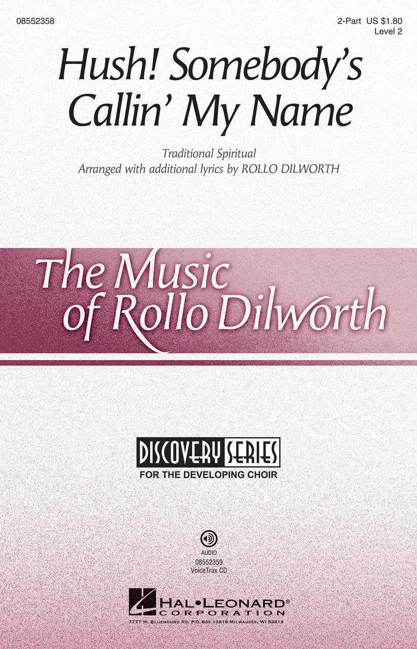 Product image for Hush! Somebody's Callin' My Name |  | 2-Part | My Worship Store