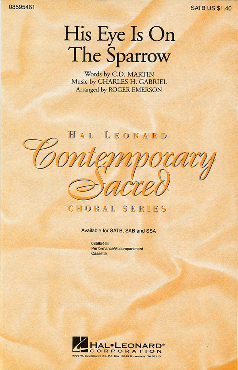Product image for His Eye Is on the Sparrow | Hal Leonard | SSA | My Worship Store
