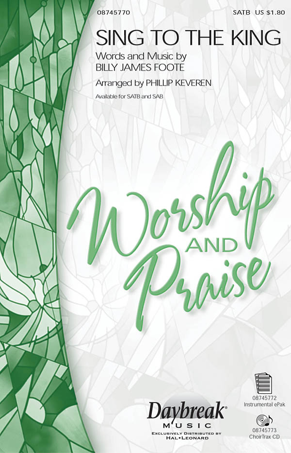 Product image for Sing to the King | Daybreak Music | SATB | My Worship Store