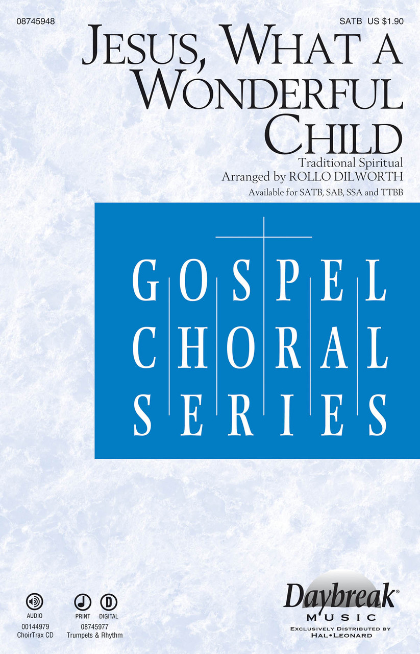 Product image for Jesus, What a Wonderful Child | Daybreak Music | TTBB | My Worship Store
