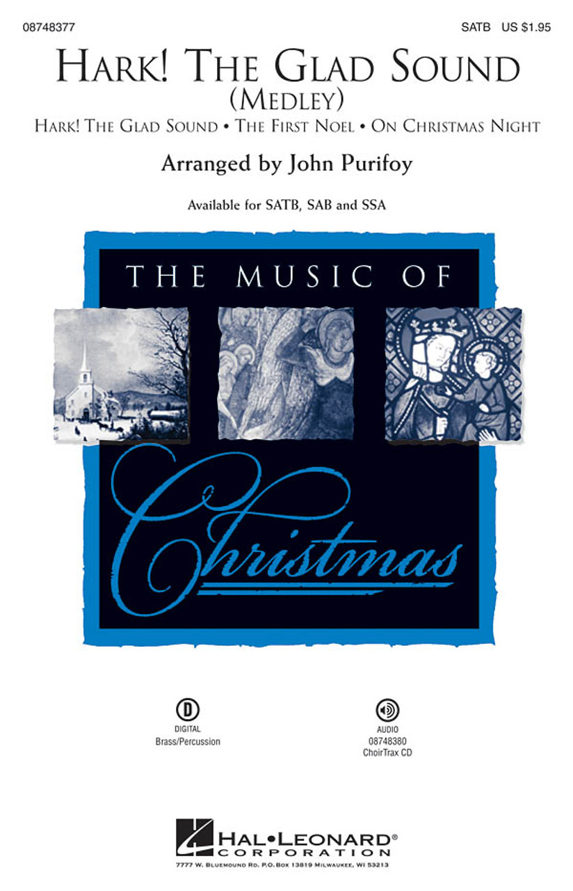Product image for Hark! The Glad Sound | Hal Leonard | ChoirTrax CD | My Worship Store