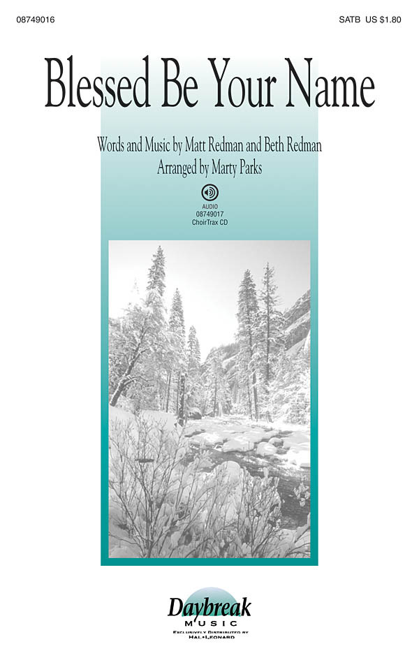 Product image for Blessed Be Your Name | Daybreak Music | SATB | My Worship Store