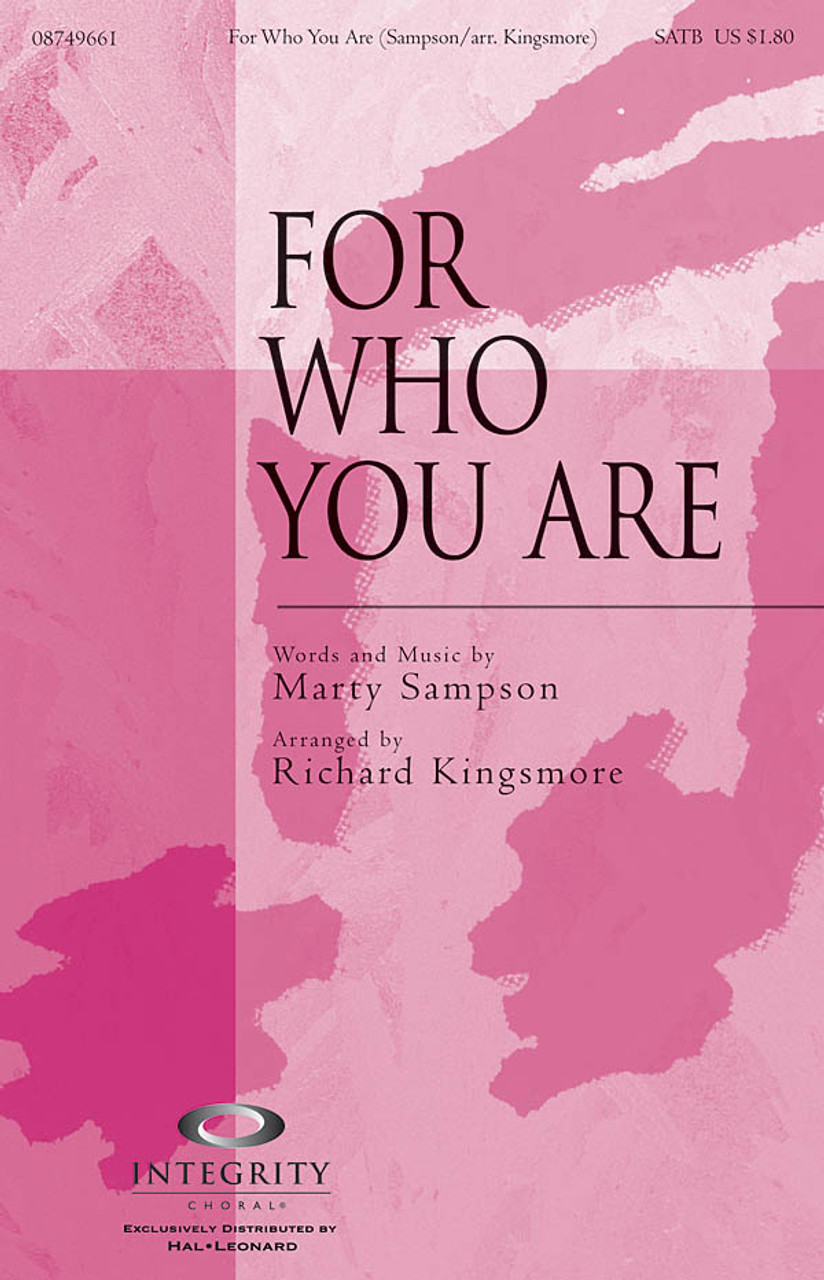 Product image for For Who You Are | Integrity Choral | SATB | My Worship Store