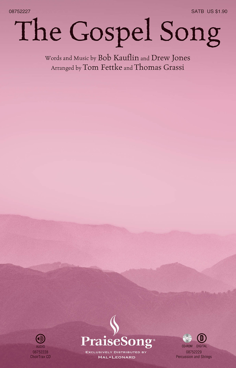 Product image for The Gospel Song | PraiseSong | SATB | My Worship Store