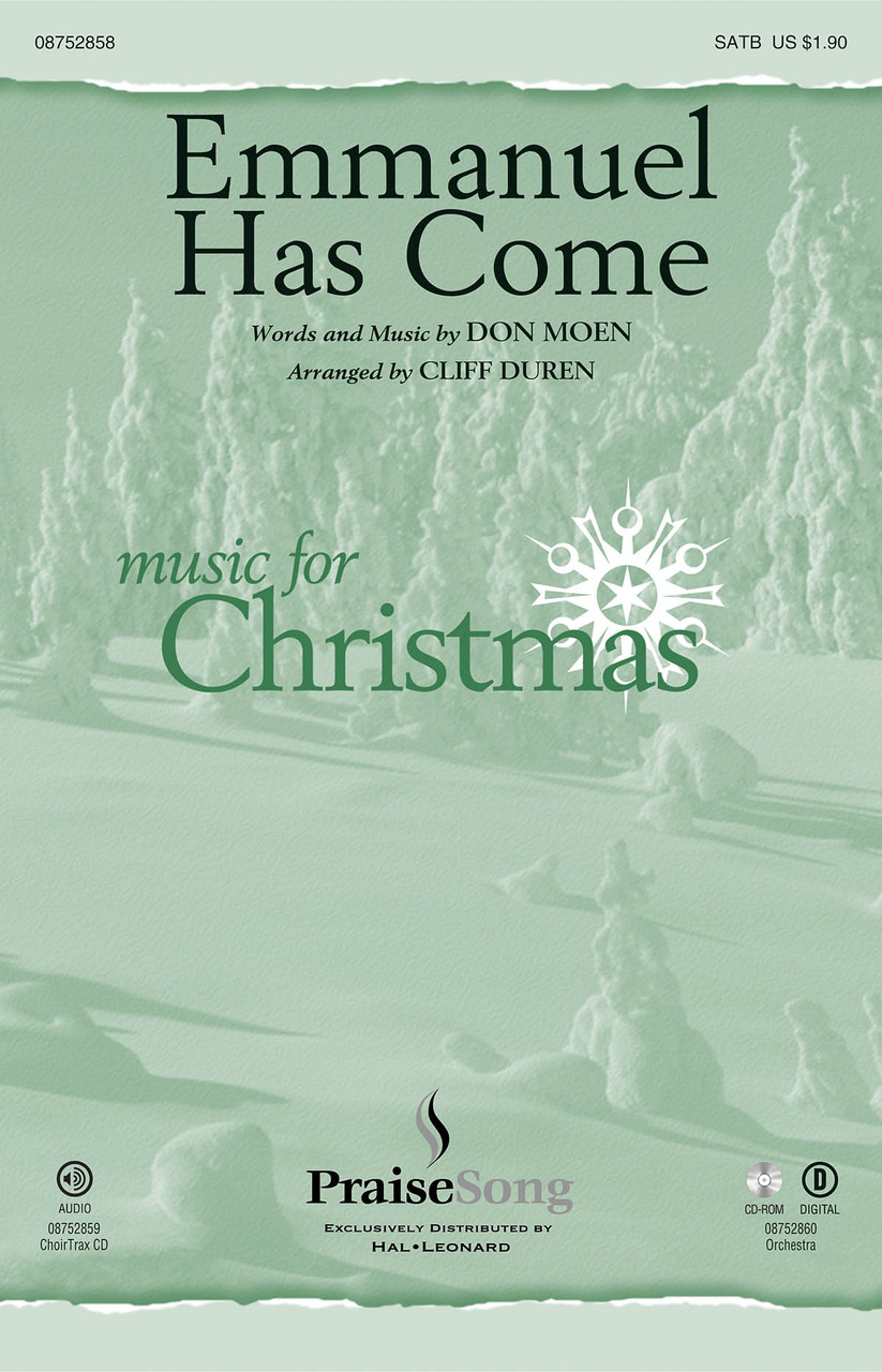 Product image for Emmanuel Has Come | PraiseSong | SATB | My Worship Store