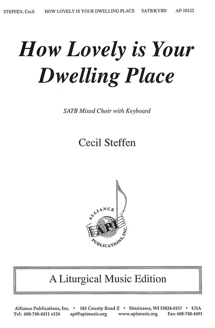 Product image for How Lovely Is Your Dwelling Place | Alliance Music Publications | SATB | My Worship Store