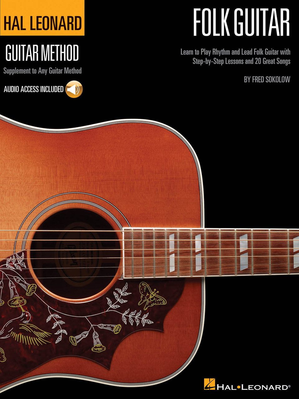 Product image for Hal Leonard Folk Guitar Method |  | Book/Online Audio | My Worship Store