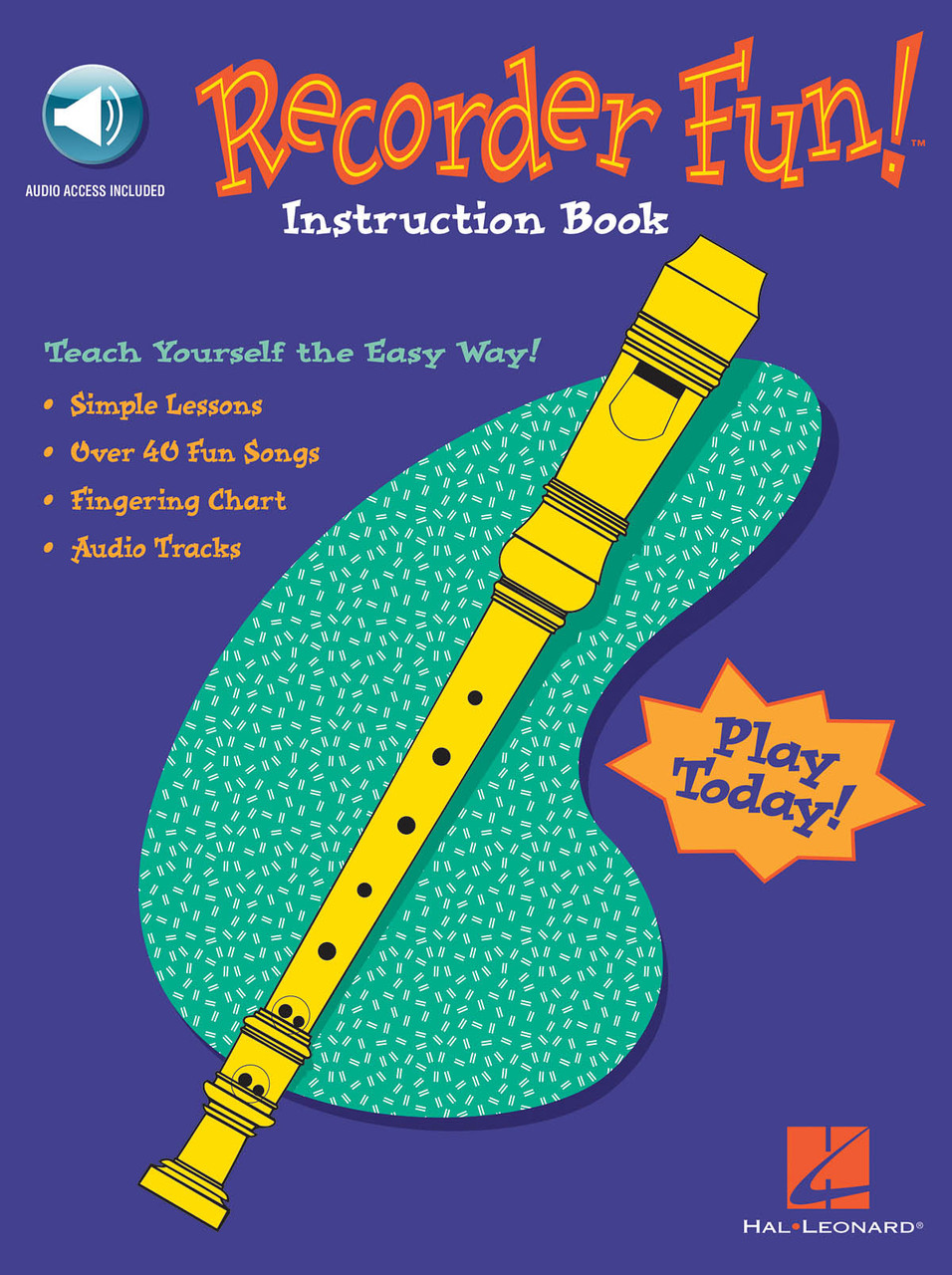 Product image for Recorder Fun! Teach Yourself the Easy Way! |  | Book/Online Audio | My Worship Store