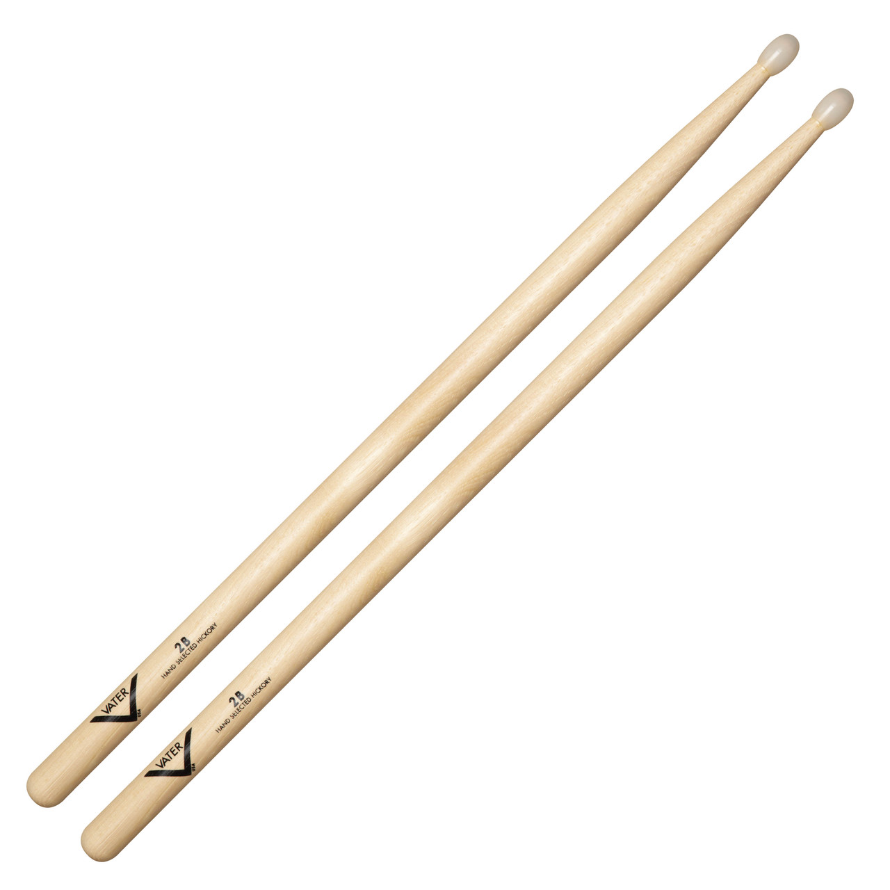 Product image for 2B with Nylon Tip Drum Sticks | Vater Percussion |  | My Worship Store