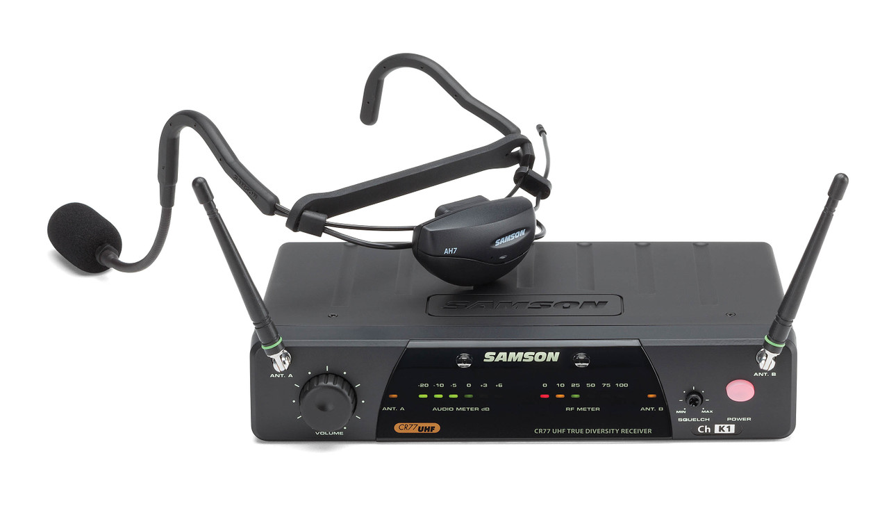 Product image for AirLine 77 AH7 Fitness Headset | Samson Audio | Frequency K5 | My Worship Store
