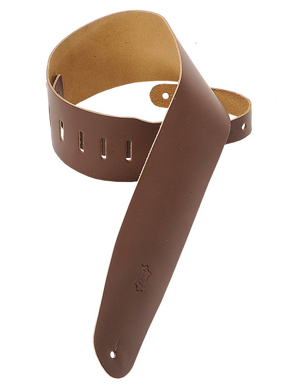 Product image for Genuine Leather Bass Strap - Brown | Levy's Leathers | Brown | My Worship Store