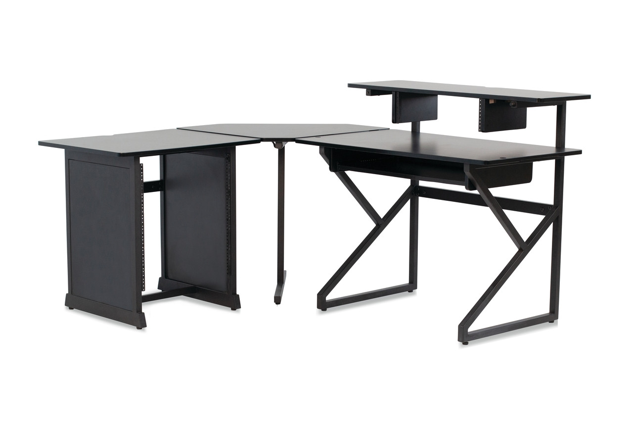 Product image for Content Creator Furniture Series Desk Set with Main Desk, Corner Section | Gator Cases |  | My Worship Store