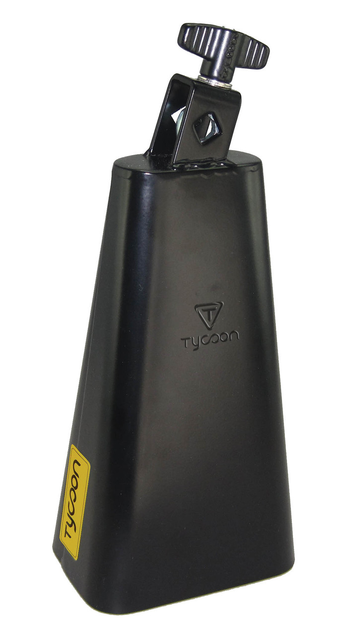 Product image for 8 inch. Black Powder Coated Cowbell | Tycoon Percussion |  | My Worship Store